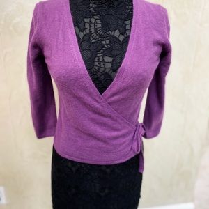 NWT beautiful angora wrap sweater